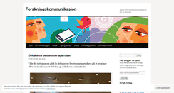 Desktop Screenshot of forskningskommunikasjon.com